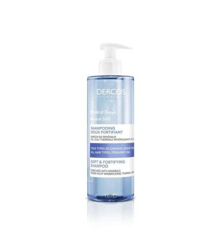 Dercos Mineral Soft Fortifying Shampoo 400ml